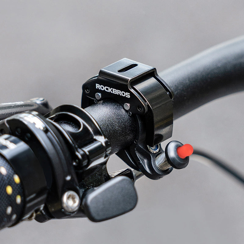 Dzwonek rowerowy Rockbros 34210006001 kształt C - czarny – zdjęcie 5