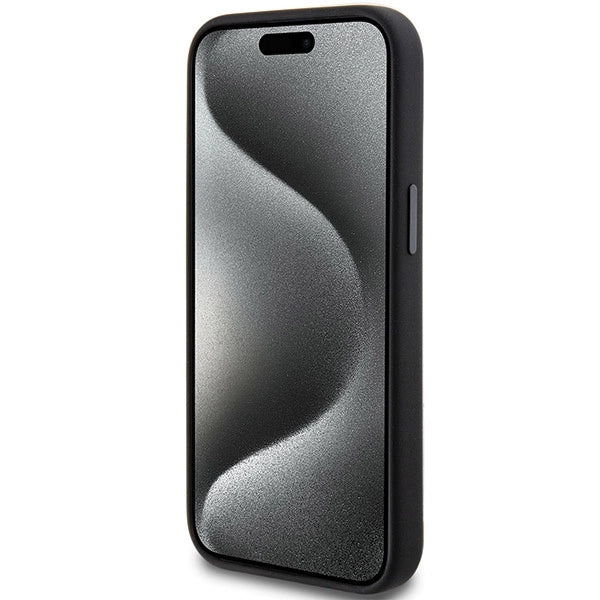 Etui AMG Silicone Large Rhombuses na iPhone 15 Plus / 14 Plus - czarne – zdjęcie 5