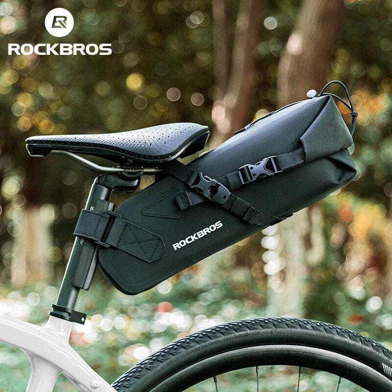 Torba rowerowa Rockbros 30130061001 pod siodełko 3L - czarna – zdjęcie 3