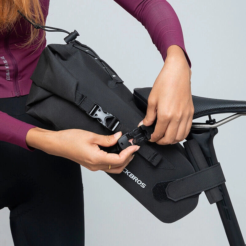 Torba rowerowa Rockbros 30130061001 pod siodełko 3L - czarna – zdjęcie 4