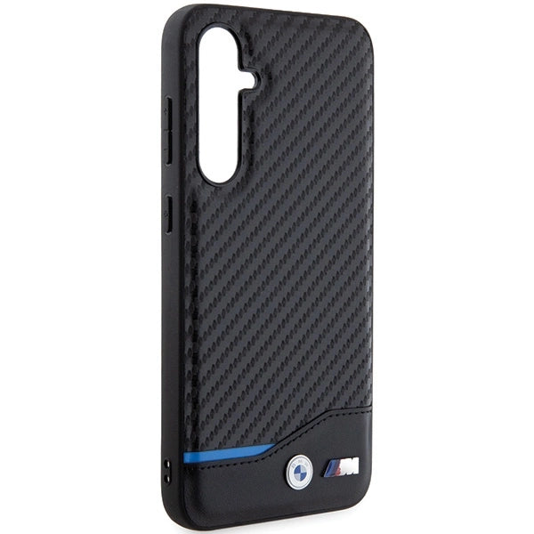 Etui BMW Leather Carbon na Samsung Galaxy S23 FE - czarne – zdjęcie 4