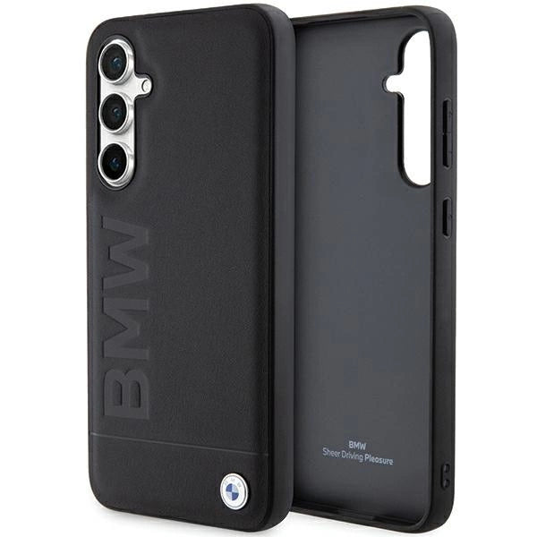Etui BMW Leather Hot Stamp na Samsung Galaxy S23 FE - czarne