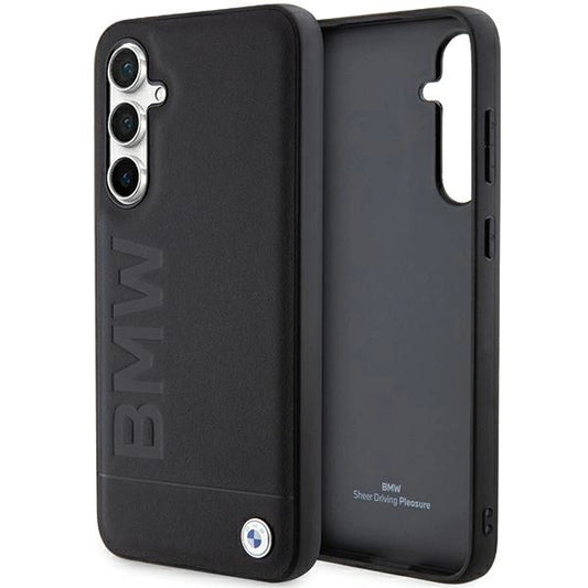 Etui BMW Leather Hot Stamp na Samsung Galaxy S23 FE - czarne
