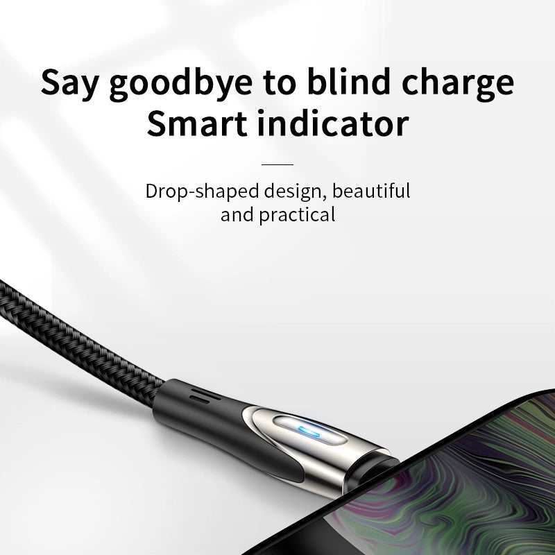 Kabel Joyroom Sharp Series S-M411 USB-A / micro USB 3A 2m ze - czarny – zdjęcie 5