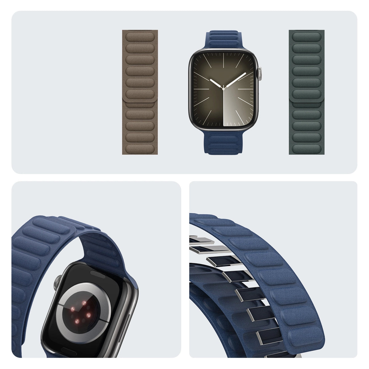 Magnetyczny pasek Dux Ducis do Apple Watch 38 / 40 / 41 mm - niebieski – zdjęcie 6