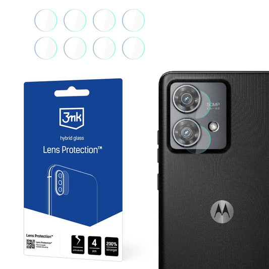Szkło na aparat 3mk Lens Protection hybrydowe na Motorola Edge 40 Neo