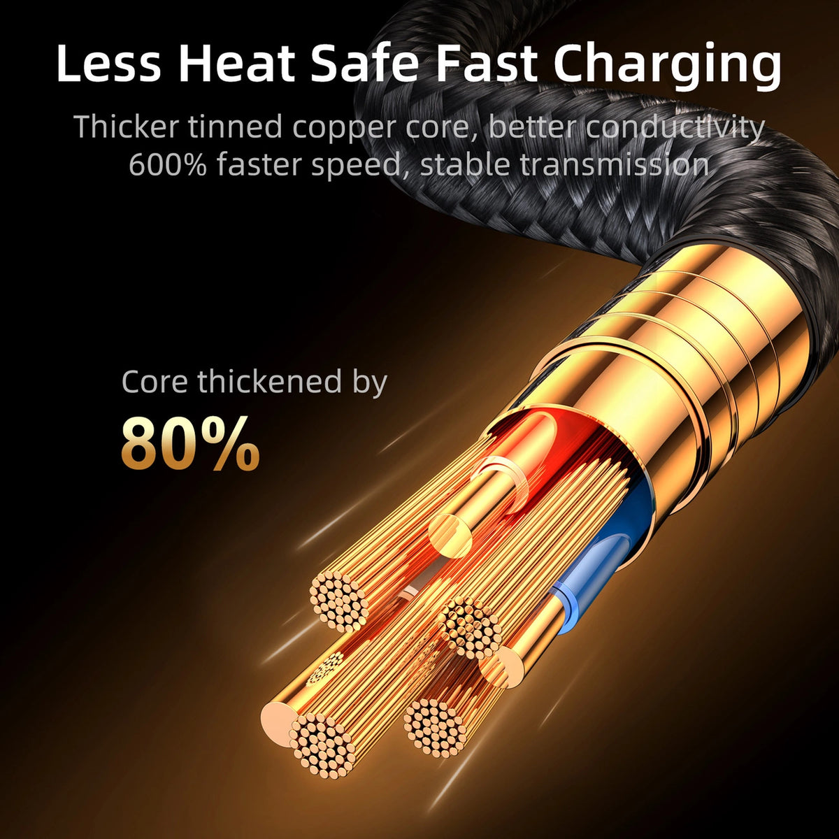 Kabel Joyroom Gaming Cable S-UL012A6 Lightning (kątowy) - niebieski – zdjęcie 7