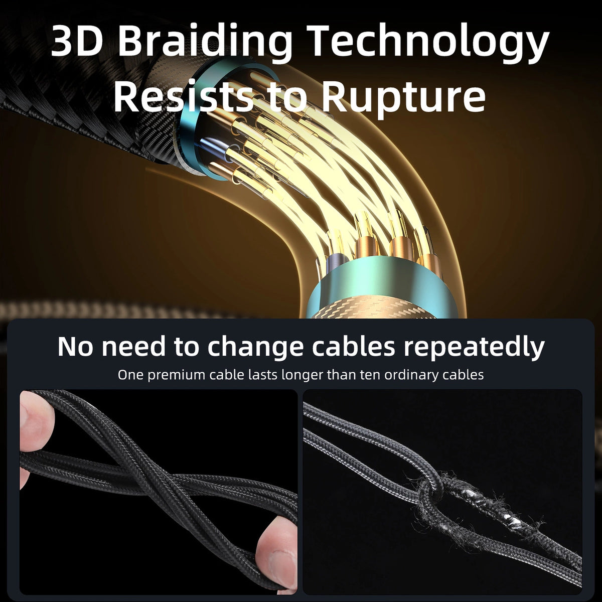 Kabel Joyroom Gaming Cable S-UL012A6 Lightning (kątowy) - niebieski – zdjęcie 9