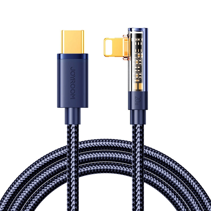 Kabel Joyroom Gaming Cable S-CL020A6 Lightning (kątowy) - niebieski