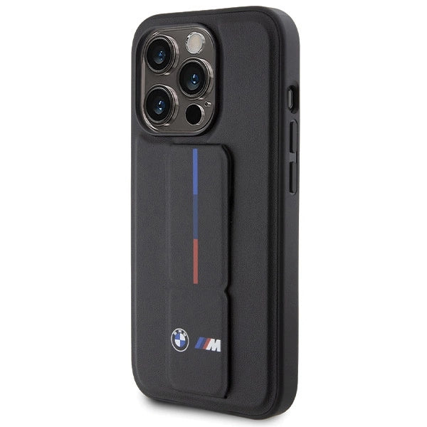Etui BMW Grip Hot Stamp na iPhone 15 Pro - czarne – zdjęcie 2
