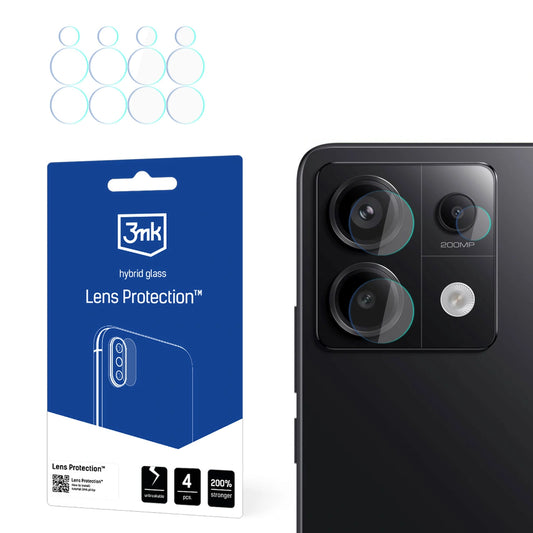 Szkło na aparat 3mk Lens Protection  hybrydowe na Redmi Note 13 Pro