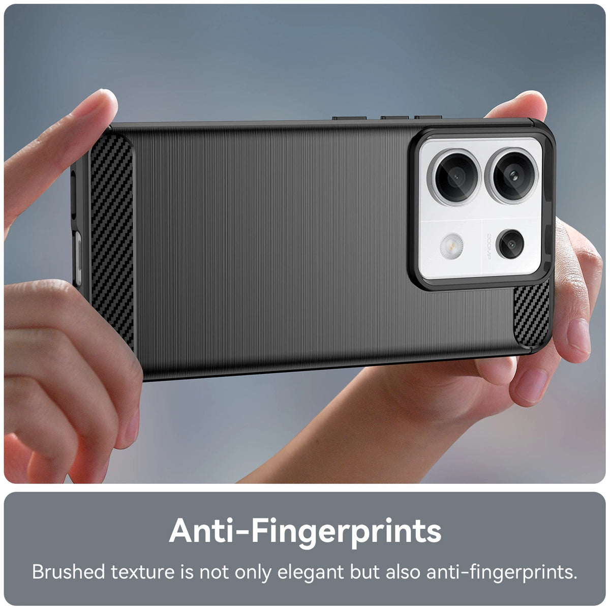 Etui Carbon Case do Xiaomi Redmi Note 13 Pro - czarne – zdjęcie 5