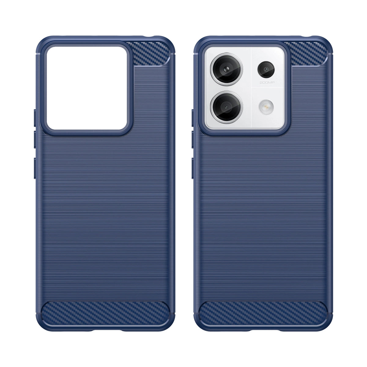 Etui Carbon Case do Xiaomi Redmi Note 13 Pro - niebieskie – zdjęcie 8