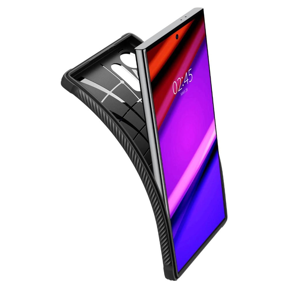 Etui Spigen Rugged Armor na Samsung Galaxy S24 Ultra - czarny mat – zdjęcie 13