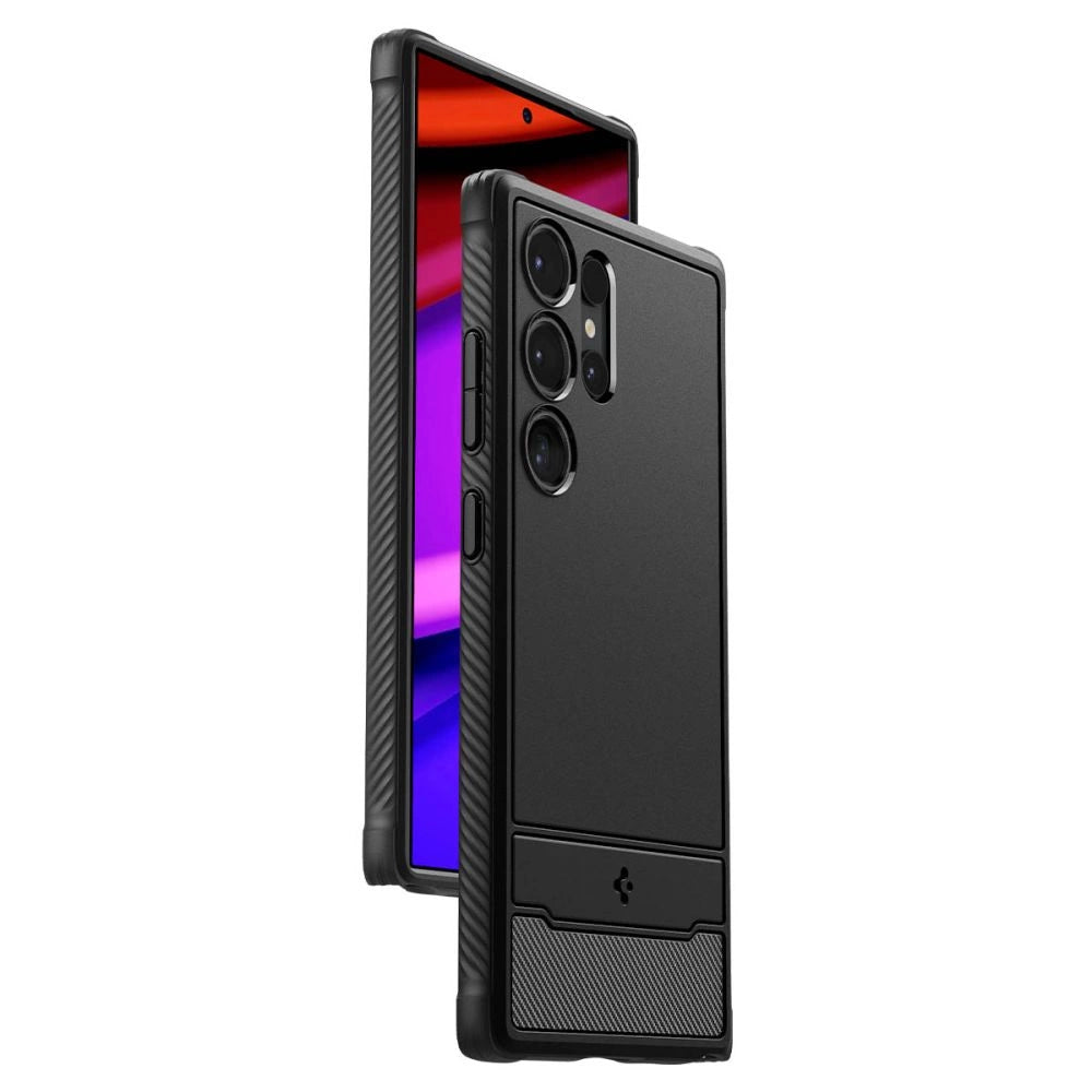 Etui Spigen Rugged Armor na Samsung Galaxy S24 Ultra - czarny mat – zdjęcie 15