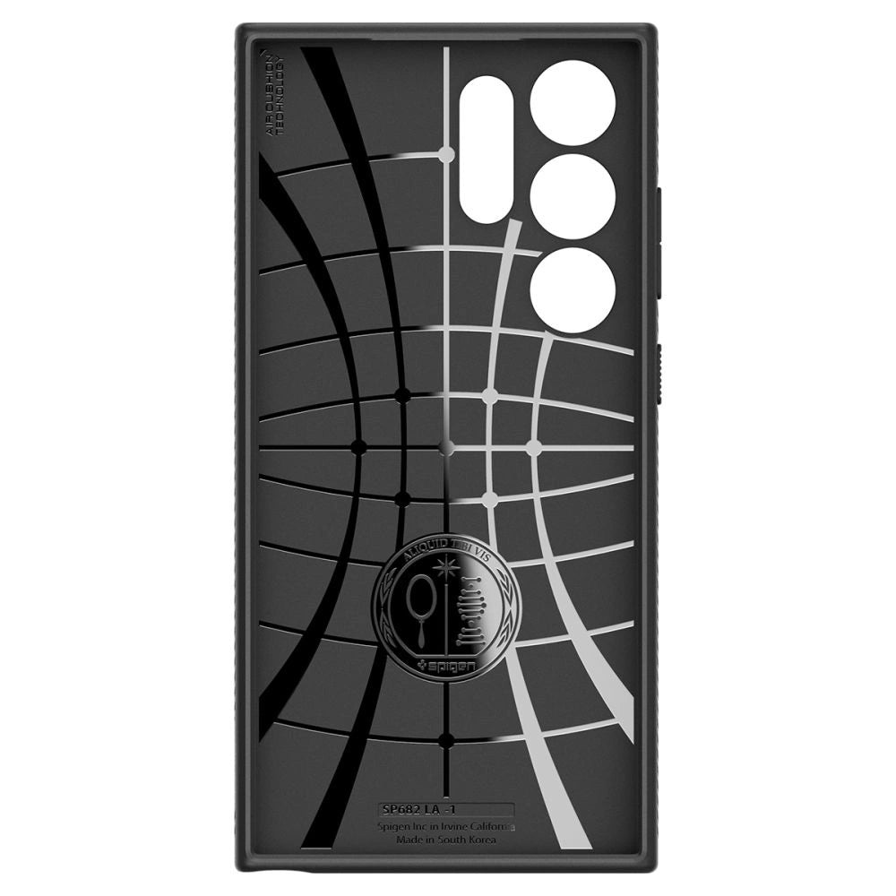 Etui Spigen Liquid Air na Samsung Galaxy S24 Ultra - czarny mat – zdjęcie 3