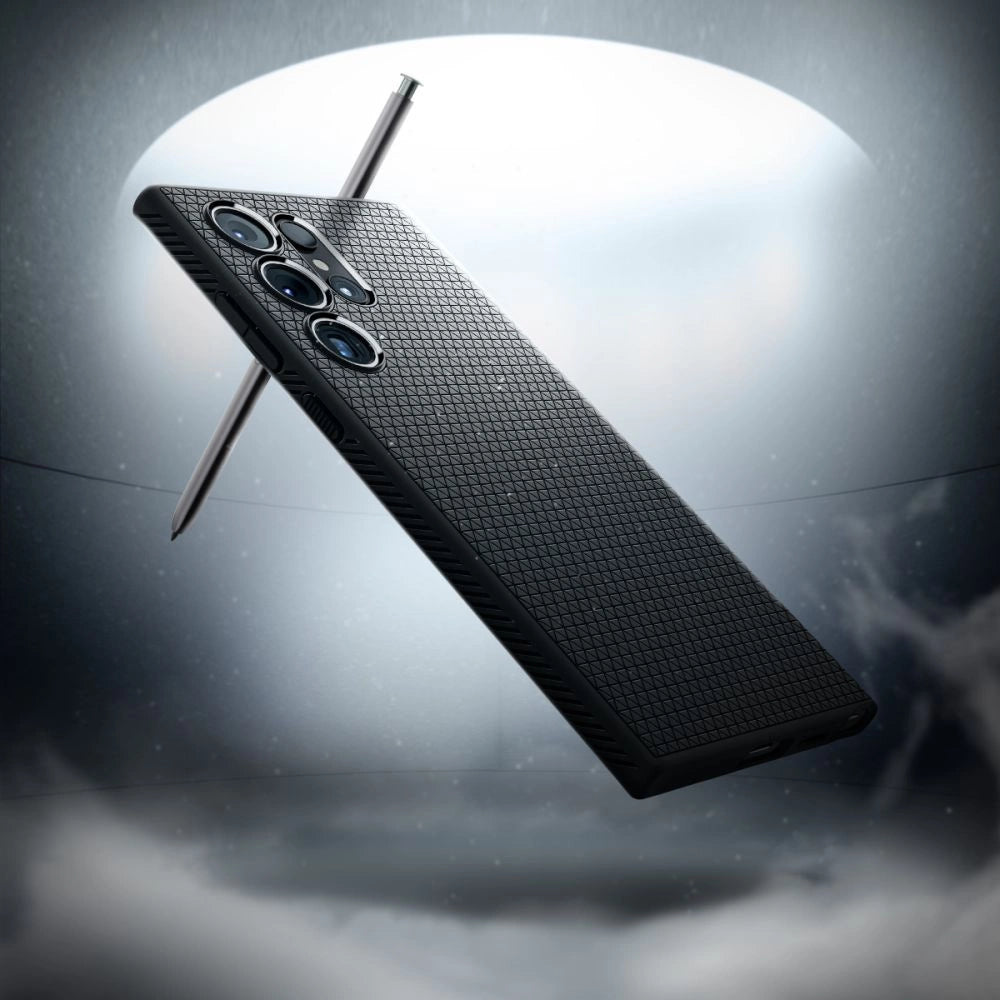 Etui Spigen Liquid Air na Samsung Galaxy S24 Ultra - czarny mat – zdjęcie 6