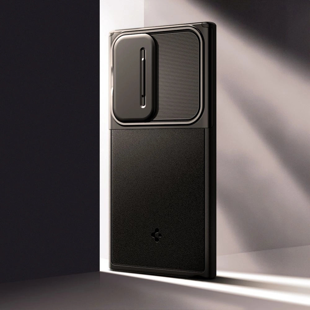 Etui Spigen Optik Armor na Samsung Galaxy S24 Ultra - czarne – zdjęcie 6