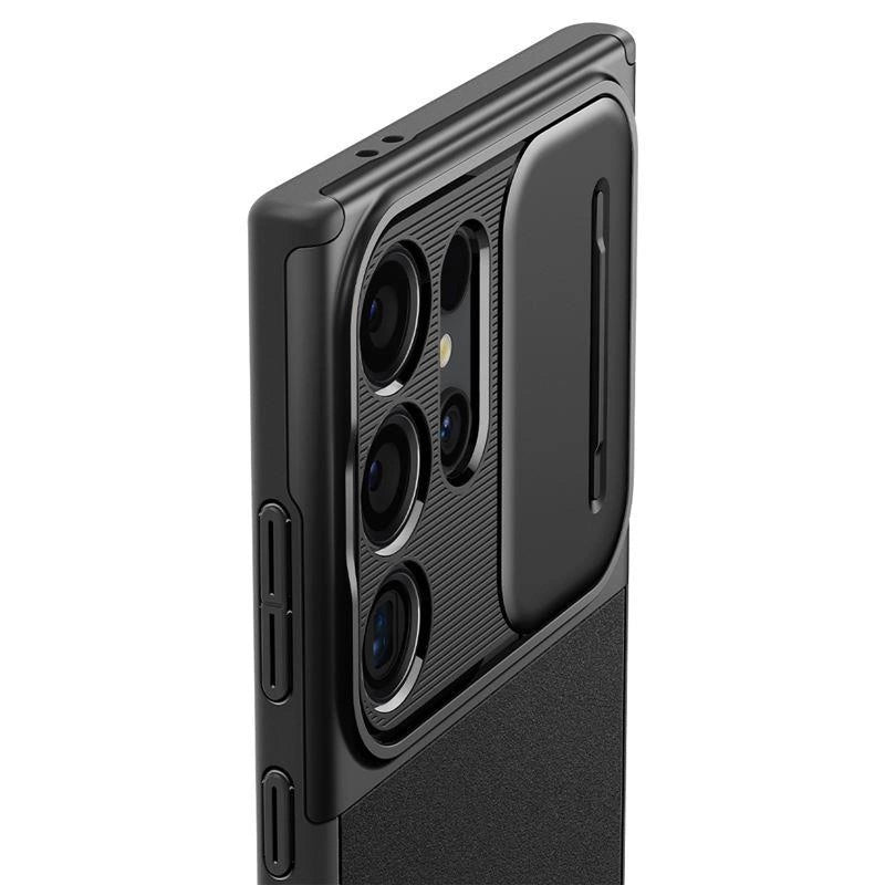 Etui Spigen Optik Armor na Samsung Galaxy S24 Ultra - czarne – zdjęcie 13