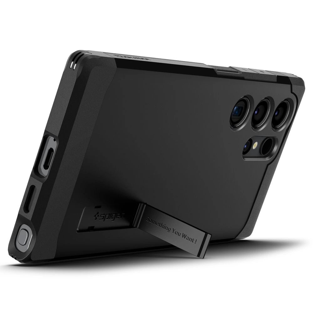 Etui Spigen Tough Armor na Samsung Galaxy S24 Ultra - czarne – zdjęcie 16