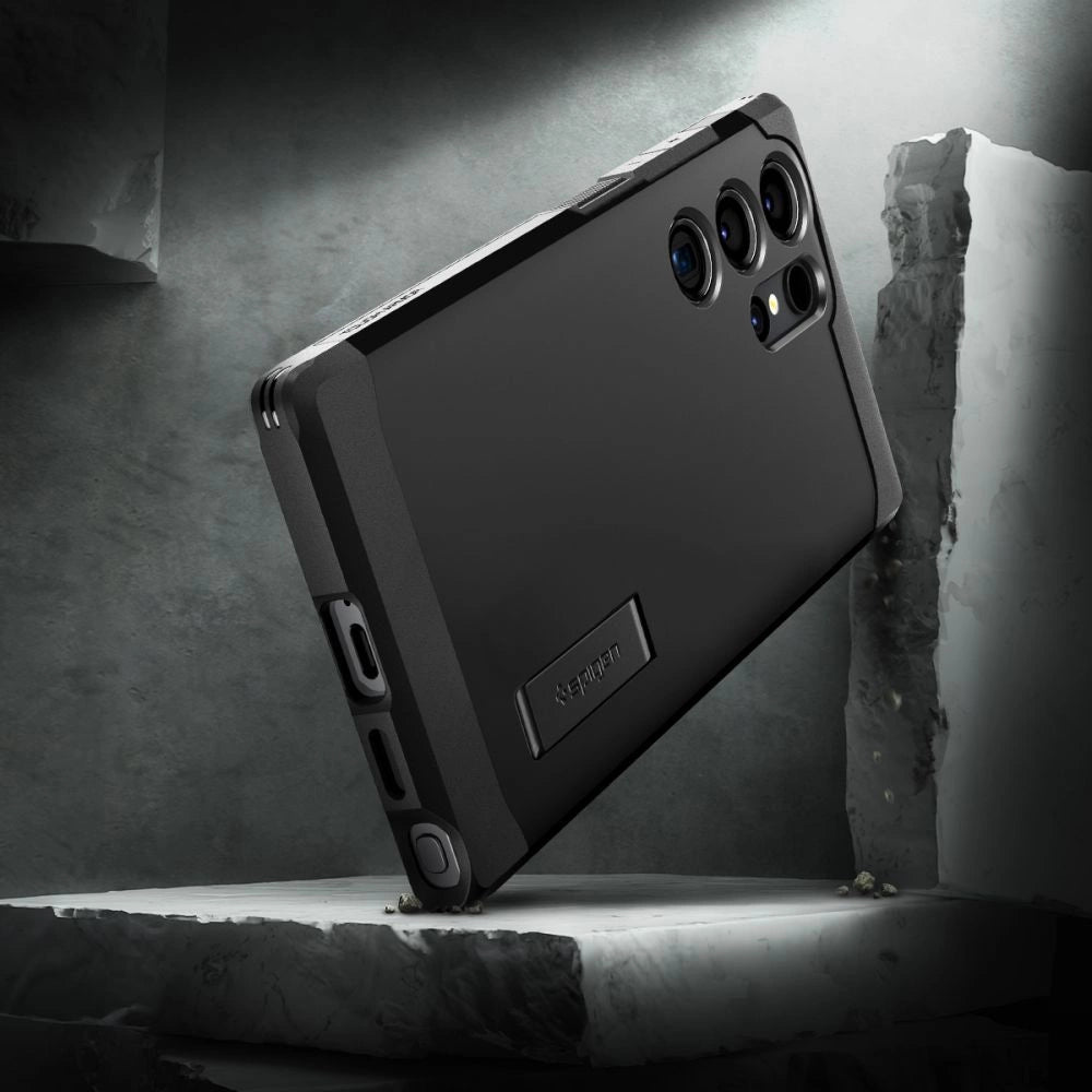 Etui Spigen Tough Armor na Samsung Galaxy S24 Ultra - czarne – zdjęcie 6