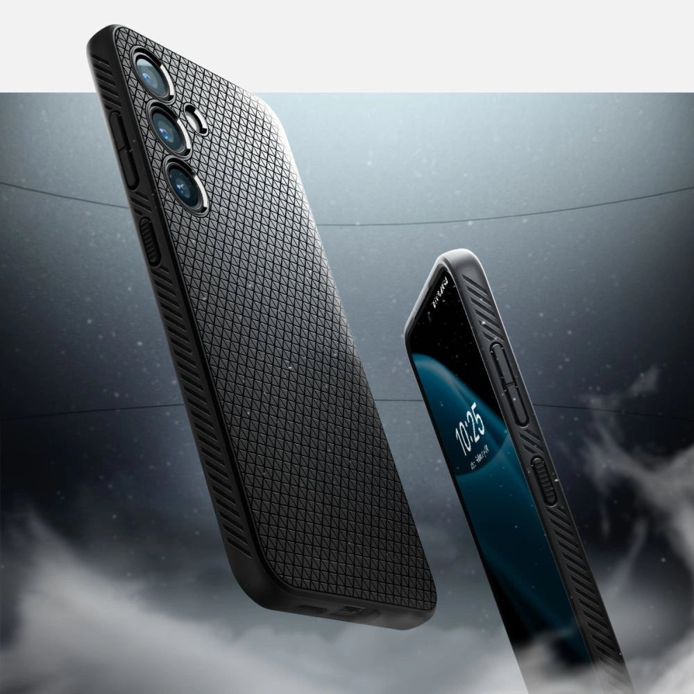 Etui Spigen Liquid Air na Samsung Galaxy S24 - czarny mat – zdjęcie 9