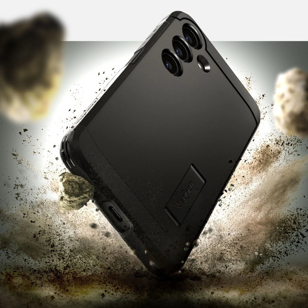 Etui Spigen Tough Armor na Samsung Galaxy S24 - czarne – zdjęcie 8