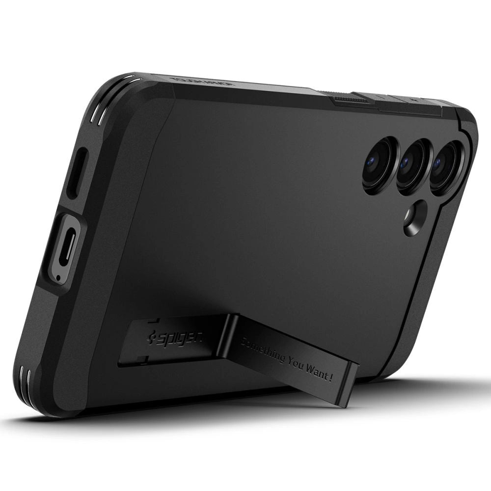 Etui Spigen Tough Armor na Samsung Galaxy S24 - czarne – zdjęcie 4