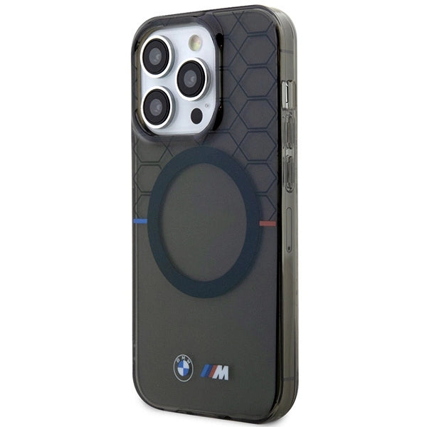 Etui BMW Pattern MagSafe na iPhone 13 Pro Max - szare – zdjęcie 2