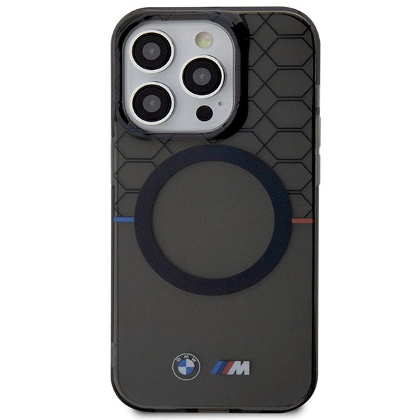 Etui BMW Pattern MagSafe na iPhone 13 Pro Max - szare – zdjęcie 3