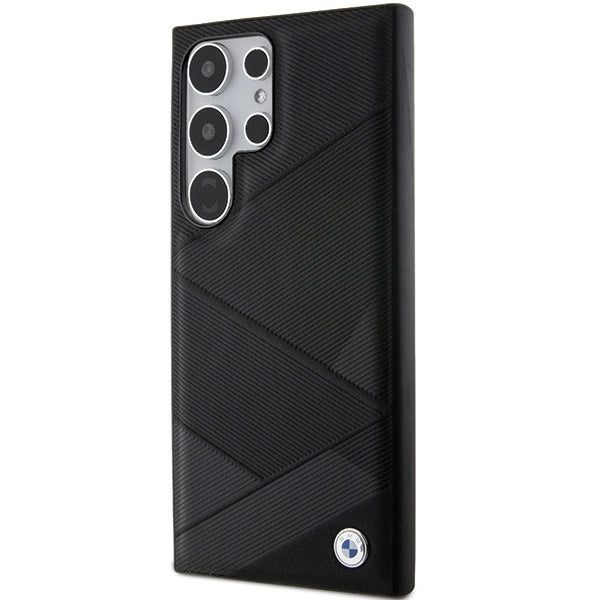 Etui BMW Signature Leather Crossing na Samsung Galaxy S24 Ultra - czarne – zdjęcie 2