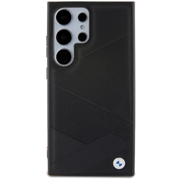 Etui BMW Signature Leather Crossing na Samsung Galaxy S24 Ultra - czarne – zdjęcie 3