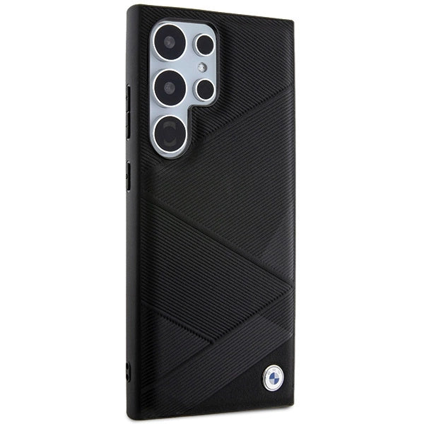 Etui BMW Signature Leather Crossing na Samsung Galaxy S24 Ultra - czarne – zdjęcie 4