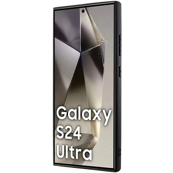 Etui BMW Signature Leather Crossing na Samsung Galaxy S24 Ultra - czarne – zdjęcie 5