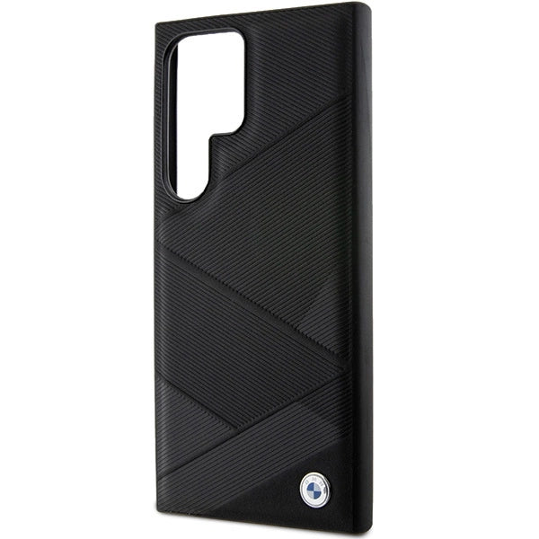 Etui BMW Signature Leather Crossing na Samsung Galaxy S24 Ultra - czarne – zdjęcie 6