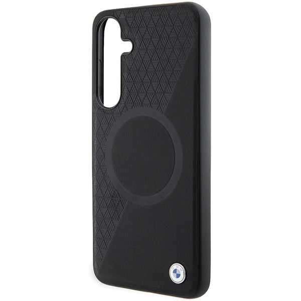 Etui BMW Signature Leather Half Textured & na Samsung Galaxy S24 - czarne – zdjęcie 6