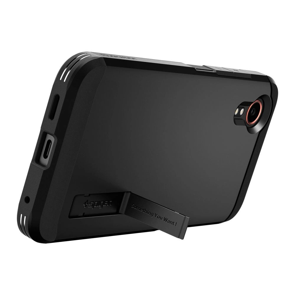 Etui Spigen Tough Armor na Samsung Galaxy XCover 7 - czarne – zdjęcie 5