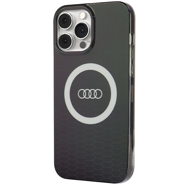 Etui Audi IML Big Logo MagSafe na iPhone 13 Pro Max - czarne – zdjęcie 2