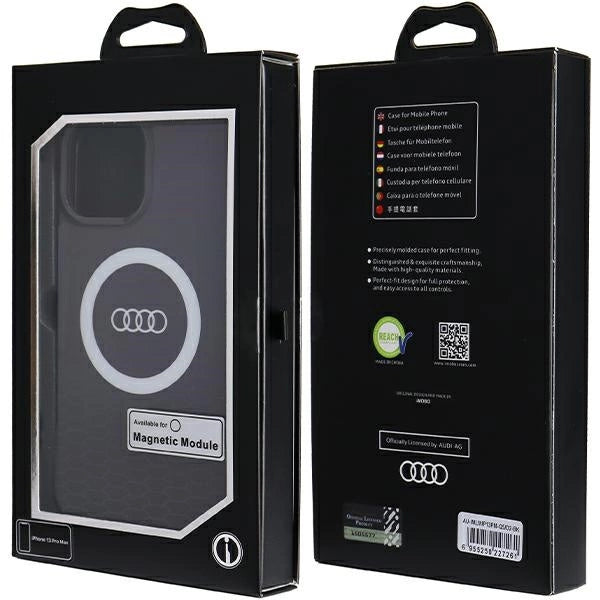 Etui Audi IML Big Logo MagSafe na iPhone 13 Pro Max - czarne – zdjęcie 7
