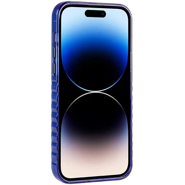 Etui Audi IML Big Logo MagSafe na iPhone 14 Pro - niebieskie – zdjęcie 3