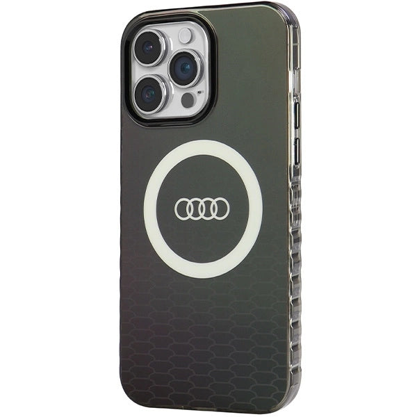 Etui Audi IML Big Logo MagSafe na iPhone 14 Pro Max - czarne – zdjęcie 2