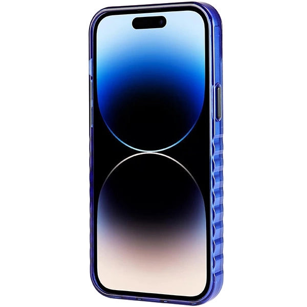 Etui Audi IML Big Logo MagSafe na iPhone 14 Pro Max - niebieskie – zdjęcie 5