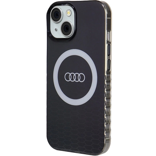 Etui Audi IML Big Logo MagSafe na iPhone 15 / 14 / 13 - czarne – zdjęcie 2