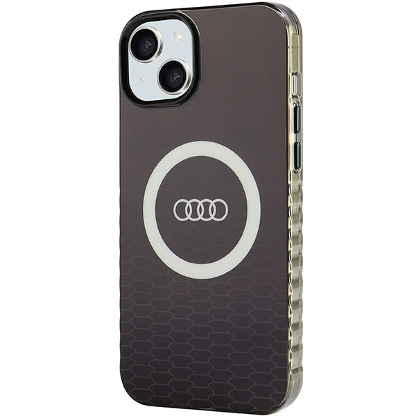 Etui Audi IML Big Logo MagSafe na iPhone 15 Plus / 14 Plus - czarne – zdjęcie 2