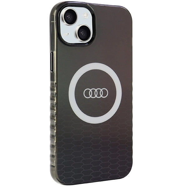 Etui Audi IML Big Logo MagSafe na iPhone 15 Plus / 14 Plus - czarne – zdjęcie 6