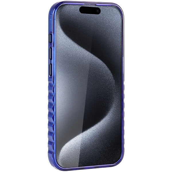 Etui Audi IML Big Logo MagSafe na iPhone 15 Pro - niebieskie – zdjęcie 3