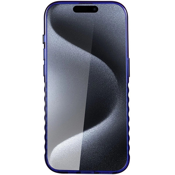Etui Audi IML Big Logo MagSafe na iPhone 15 Pro - niebieskie – zdjęcie 4