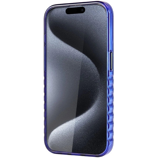Etui Audi IML Big Logo MagSafe na iPhone 15 Pro - niebieskie – zdjęcie 5