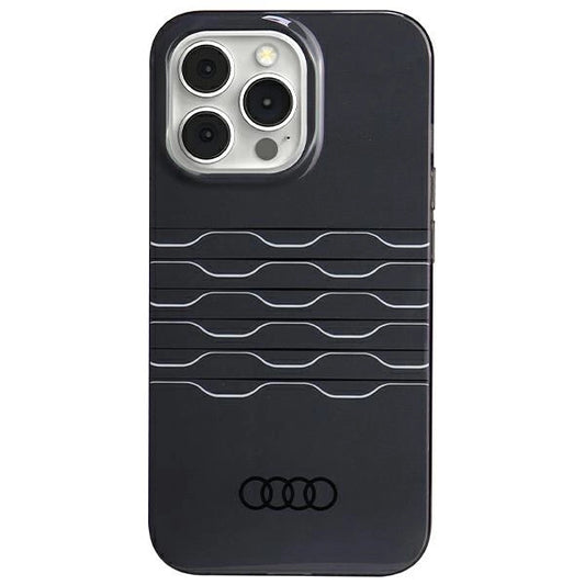 Etui Audi IML MagSafe na iPhone 13 Pro Max - czarne