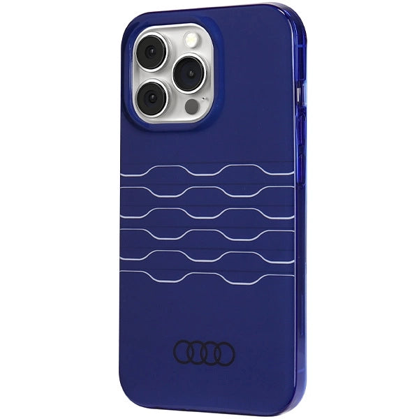 Etui Audi IML MagSafe na iPhone 13 Pro Max - niebieskie – zdjęcie 2